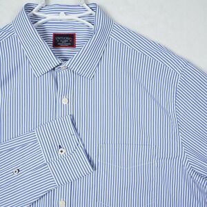 UNTUCKit Terzolo Slim Fit Striped Performance Shirt Mens XL Blue White 31366